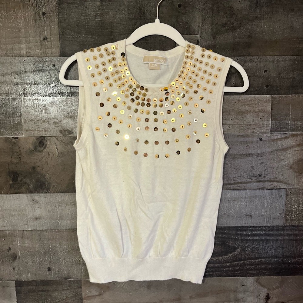 Michael Kors Sequin Top
